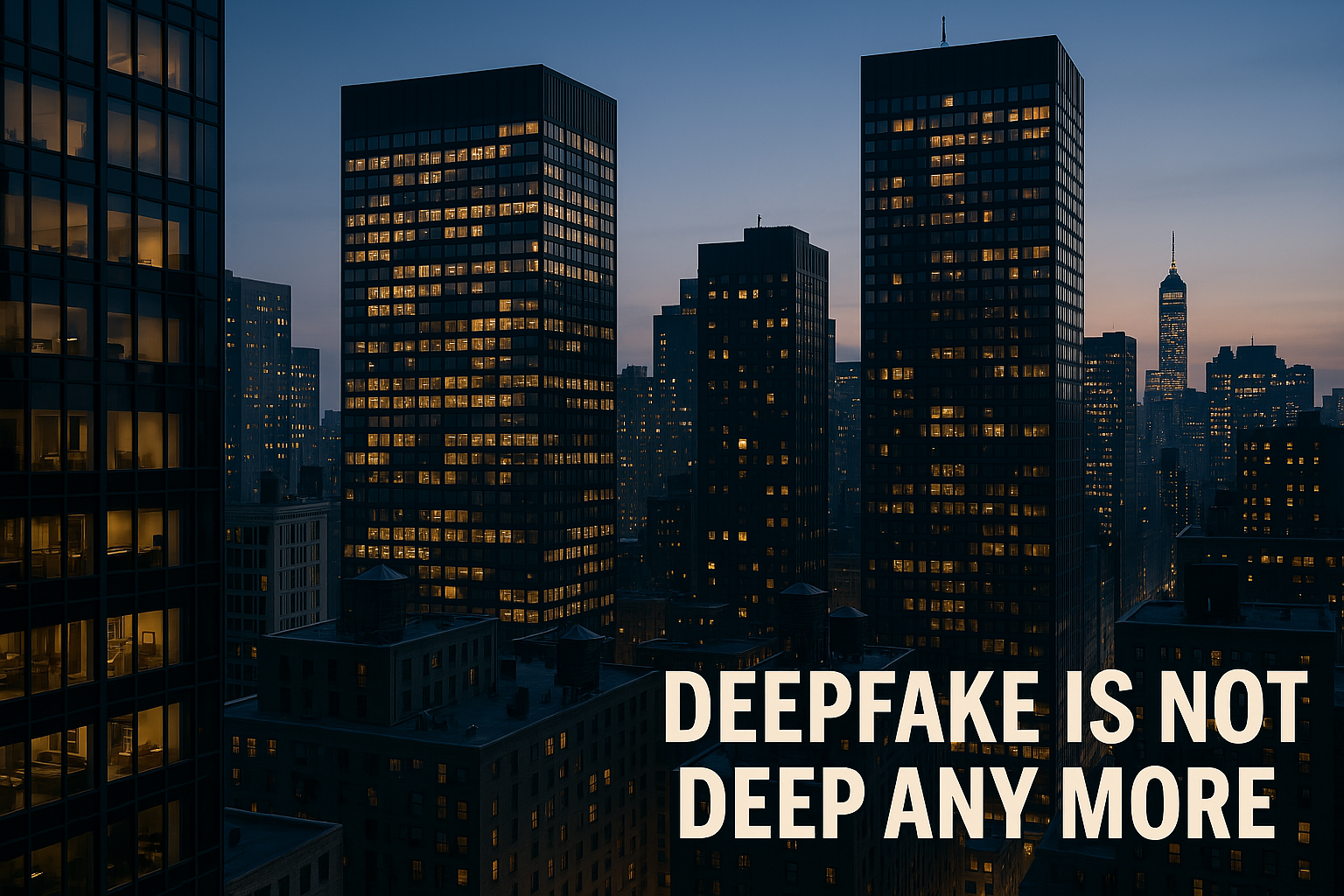 Deepfake is not deep anymore